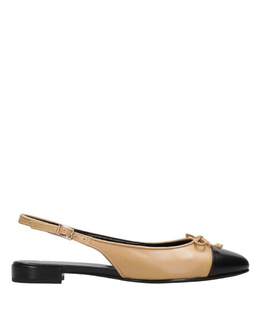 Tory Burch Brown Flat Shoes