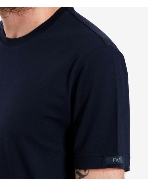 Fay Blue T Shirts And Polos