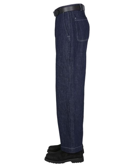 Nigel Cabourn Blue Factory Jeans for men