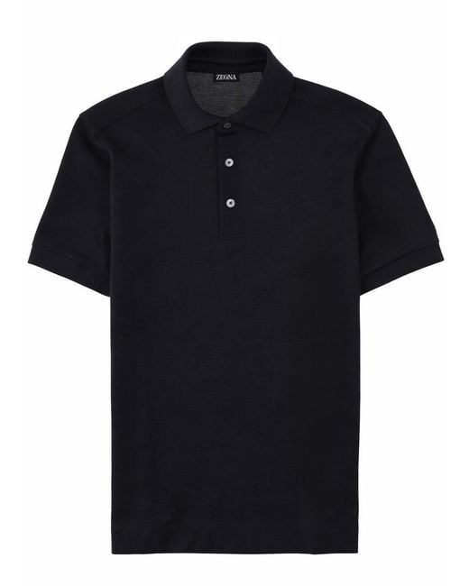 Zegna Black Polo