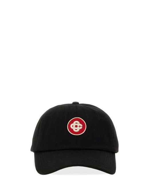 Casablanca Baseballhut mit Logo Patch in Black für Herren