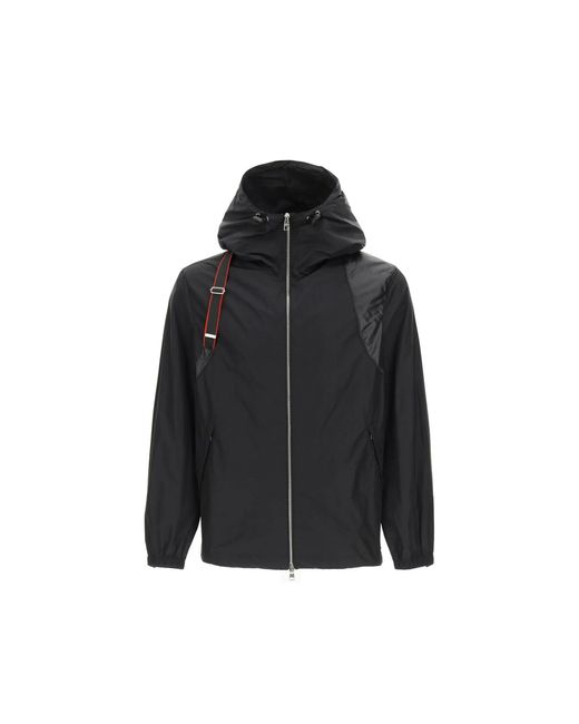 Alexander McQueen Kabelbaum Windbrecher in Black für Herren