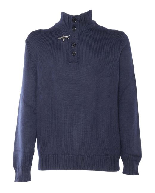 Fay Blue Maglia Lupetto+Gancio F.5