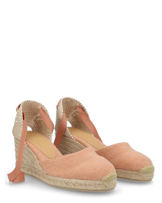 Castaner Brown Solid Wedges