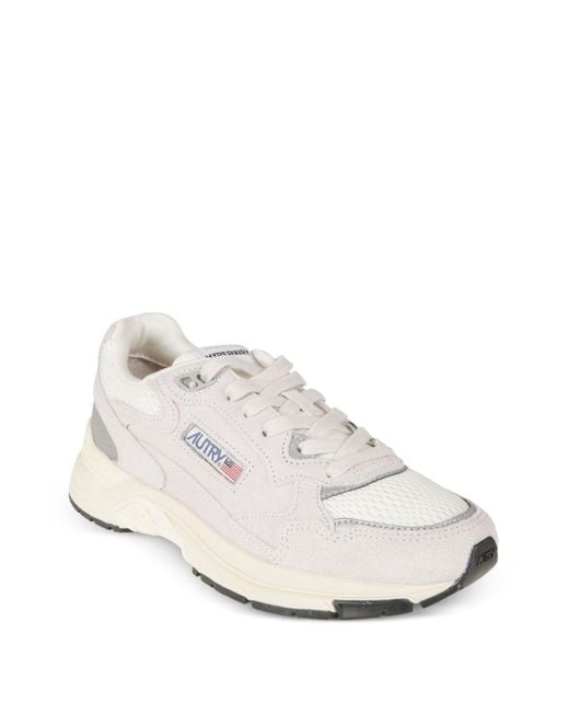 Autry White Hyperway Low Sneakers