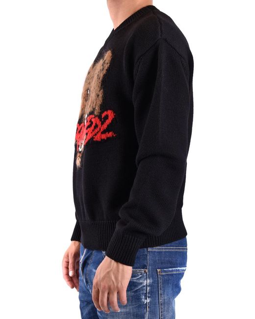 Negro DSquared² de hombre de color Black