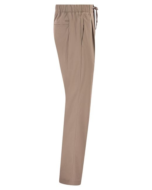 Herno Natural Stretch Nylon Trousers for men