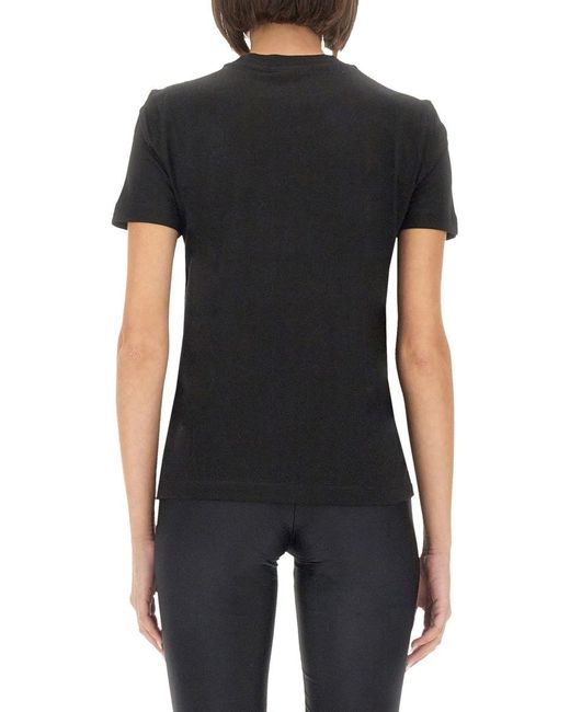 Versace Jeans Couture Black T Shirt With Logo