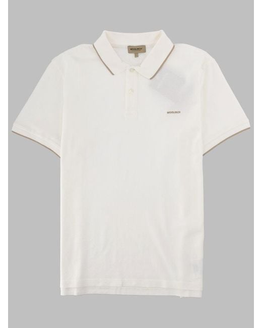 Woolrich White Polo Monterey