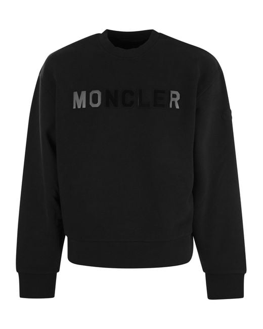 Moncler Logo -Sweatshirt in Black für Herren