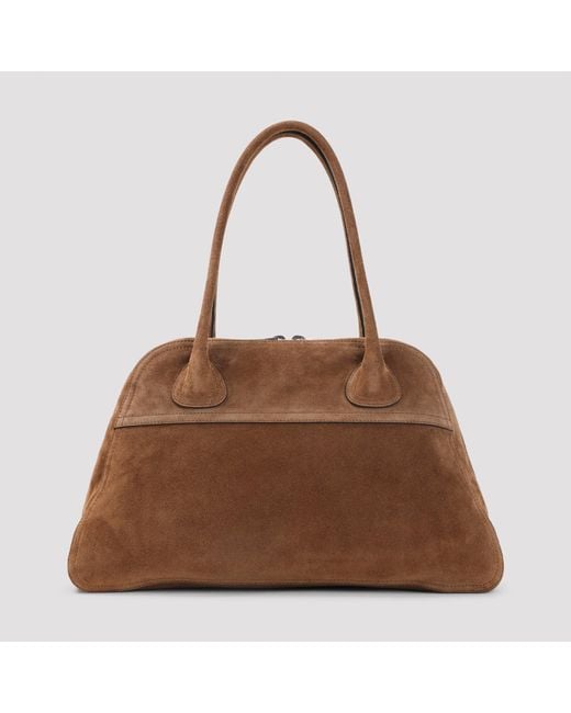 Miu Miu Brown Vivant Suede Leather Bag