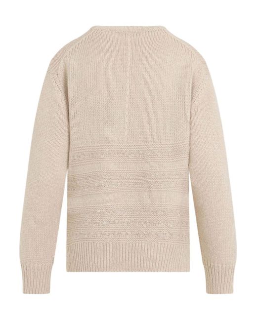 Fabiana Filippi White Woll Crewneck -Jumper