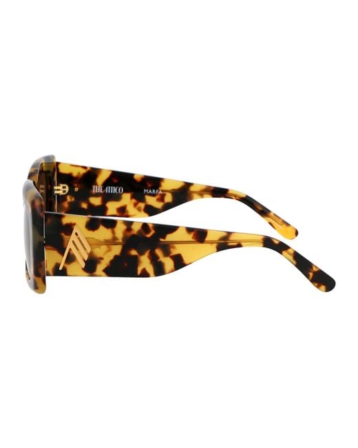 The Attico Brown Sunglasses
