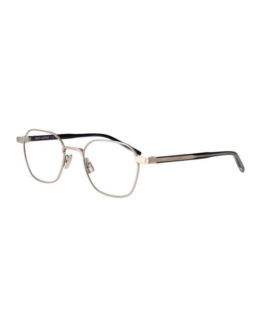 Saint Laurent Metallic Round Optical Sl 883 002