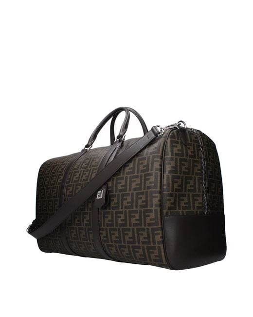 Fendi Black Fabric Bags/Ebony