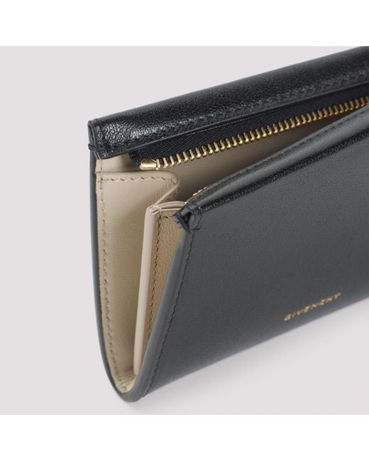 Givenchy Black Zipped Credit Card Case