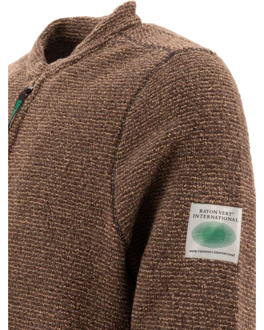Rayon Vert W3W Brown "Becco" Fleece Jacket for men