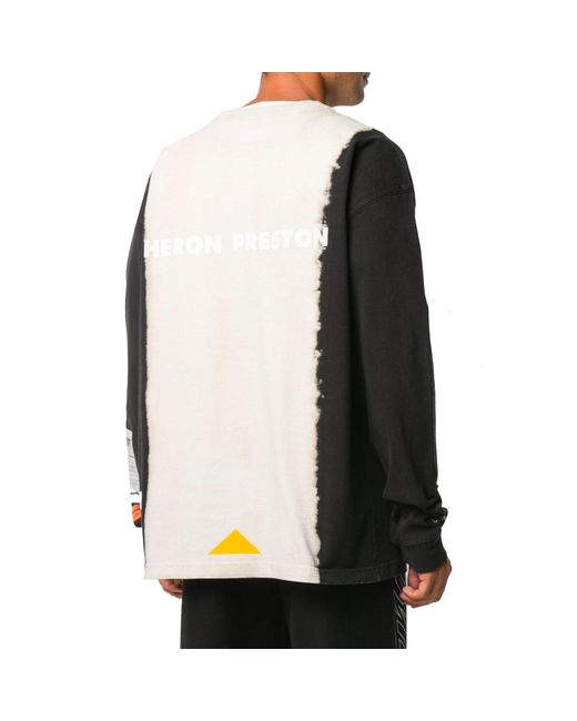 Heron Preston Black Brushstroke Print T-shirt for men