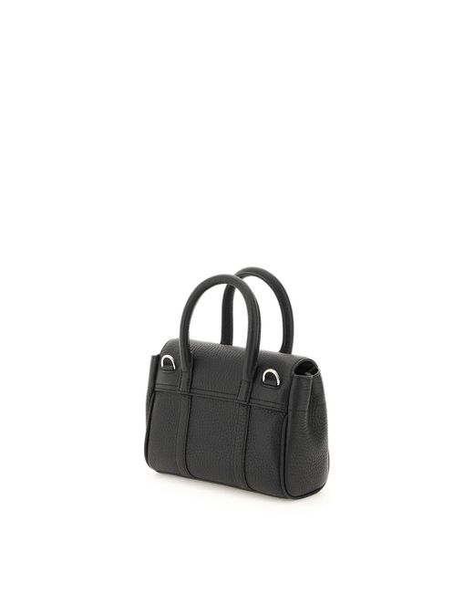 Bayswater mini bolsa Mulberry de color Black