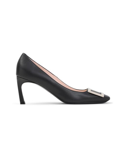 Roger Vivier Black Elegant Belle Pumps With 7Cm Heel