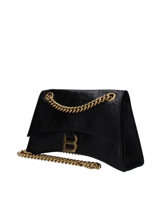 Balenciaga Black Borse A Spalla Donna Pelle Nero for men