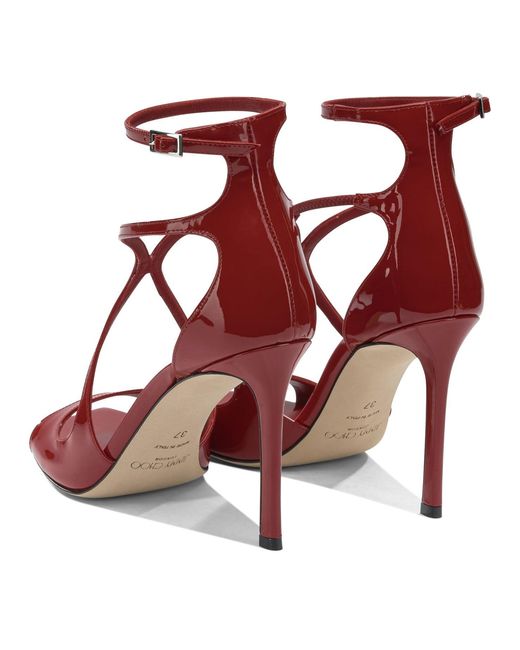 Jimmy Choo Pink "Azia 95Mm" Heeled Sandals