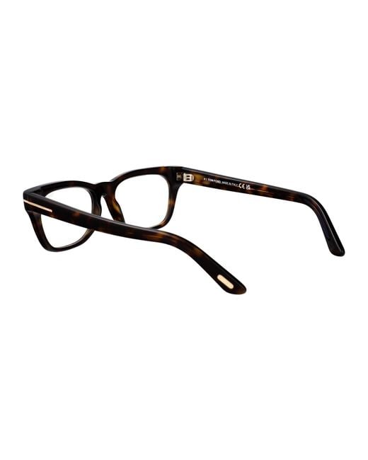 Tom Ford Brown Ft6131-B 052 Acetate Optical