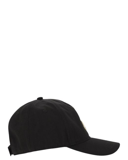 Moncler Baseball Cap Met Logo in het Black