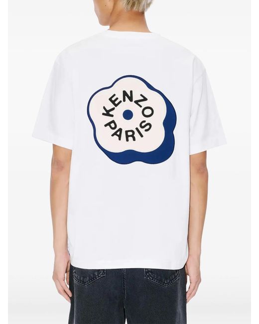 KENZO White Gots Boke Flower 2.0 Embroider for men