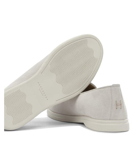 Henderson White Loafers & Slippers Brown