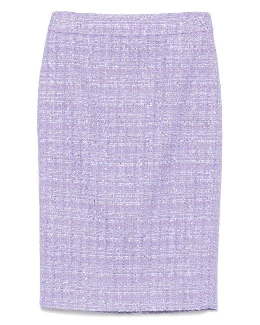 Emporio Armani Exclusive Purple Exklusiver Tweedrock von Emporio Armani