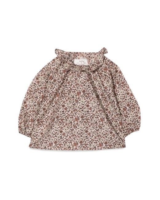 Teddy & Minou Natural M/L Floral Shirt