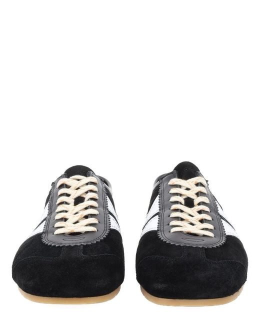 Dries Van Noten Black Suede Sneakers for men
