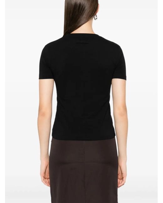 Jean Paul Gaultier Black Stretch Cotton T -Shirt