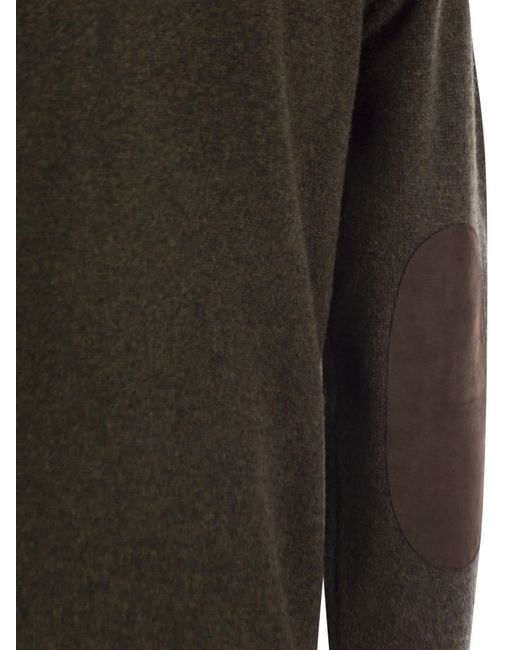 Barbour Zip Omhoog Jumper Patch in het Black voor heren