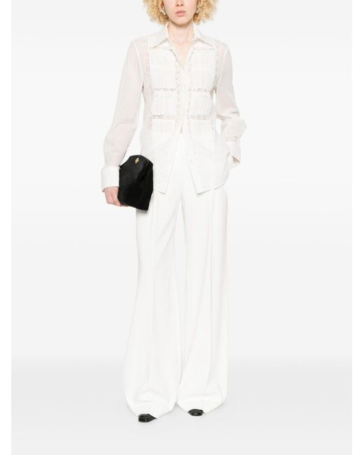 Ermanno Scervino White Cotton Shirt