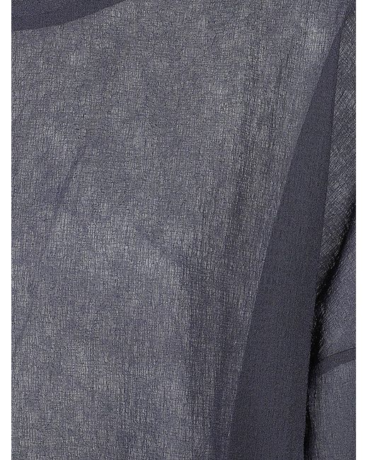 MIZUIRO Blue Crewneck Sweater