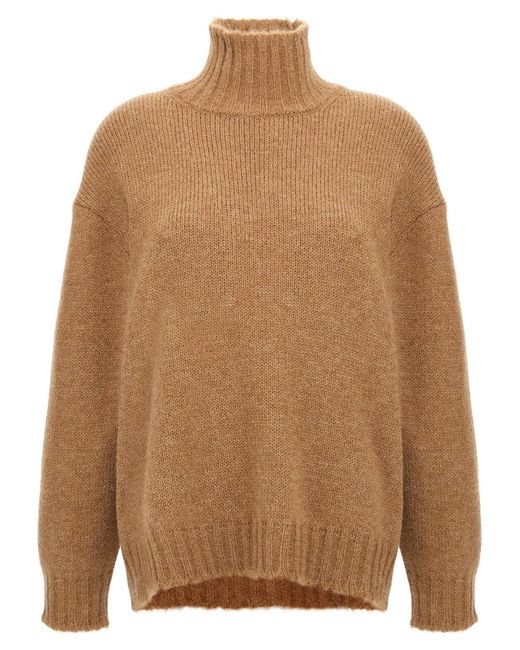 Jil Sander High Neck -trui in het Brown