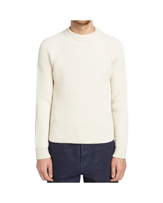 Saint Laurent Natural Wool And Cashmere Sweater for men