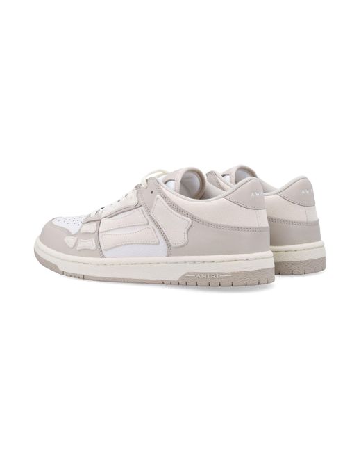 Amiri Weiße Kalbleder-Sneaker in White für Herren