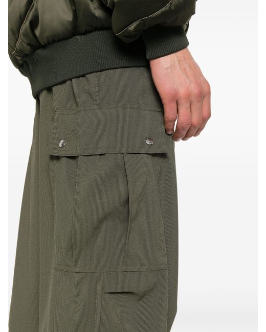 Rhude Green Seersucker Parachute Pant Clothing for men