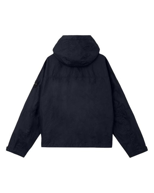 Stone Island Blue Technical Fabric Jacket for men