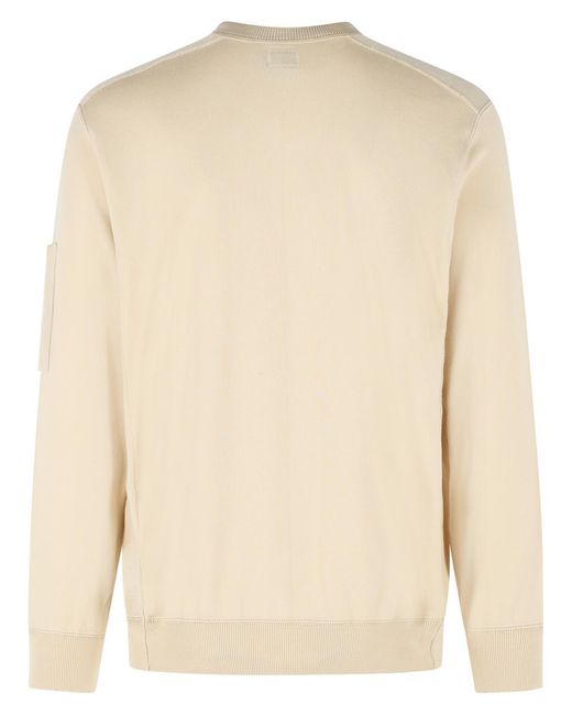 C P Company Natural Cotton Sweater for men