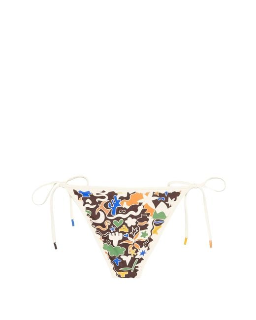 ALÉMAIS White Maroc Triangle Bikini Brief