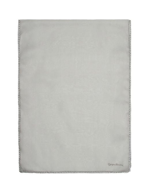 Giorgio Armani Gray Scarfs