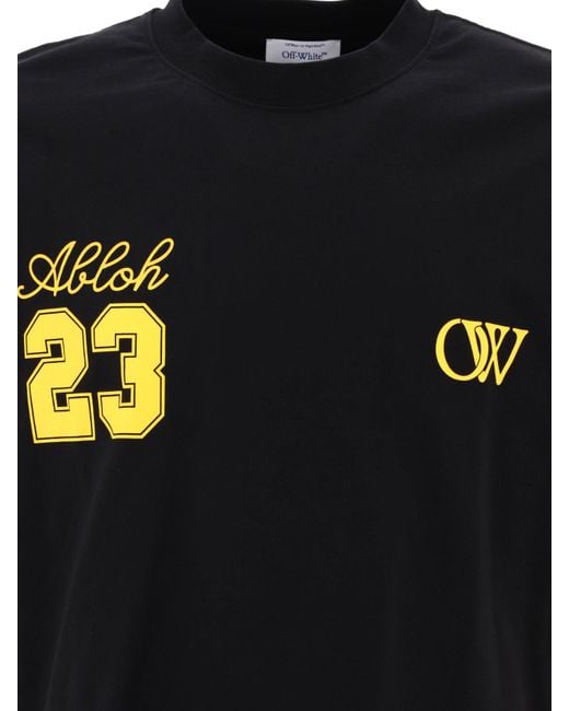 Off-White c/o Virgil Abloh Skate T -Shirt mit OW 23 Logo in Black für Herren