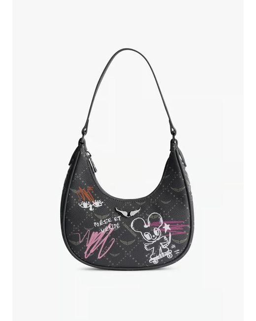 Zadig & Voltaire Black Z Night Out Monogram Tag