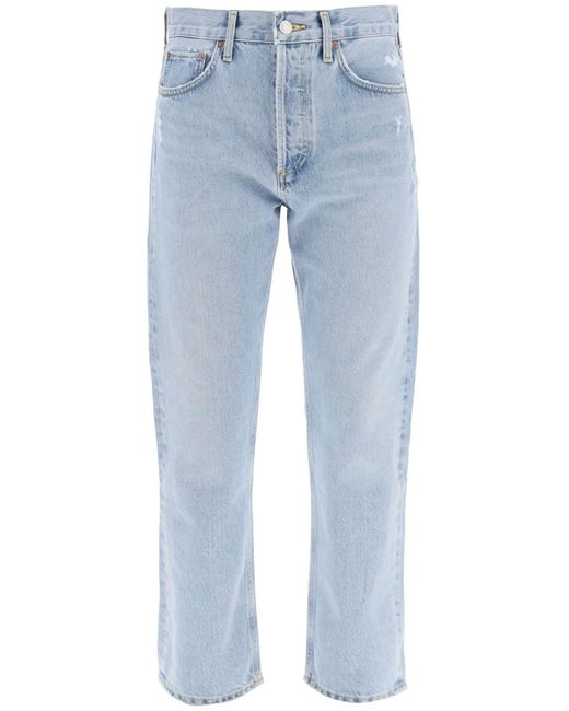 'Parker' Jeans mit leichter Wäsche Agolde de color Blue