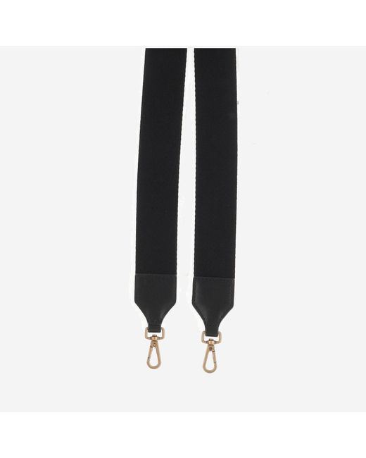 Bolso de cuero Monogram de cuero Pinko de color Black