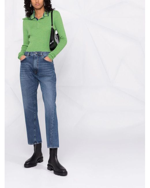 Jeans rectos capri Totême de color Blue